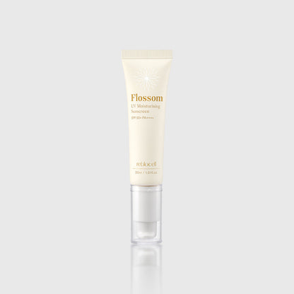 Flossom UV Moisturising  Sunscreen SPF 50+ PA++++ 30ml (Reserva ahora · Disponible en Octobre)