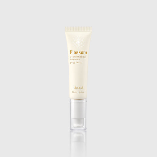 Flossom UV Moisturising  Sunscreen SPF 50+ PA++++ 30ml (Reserva ahora · Disponible en Octobre)